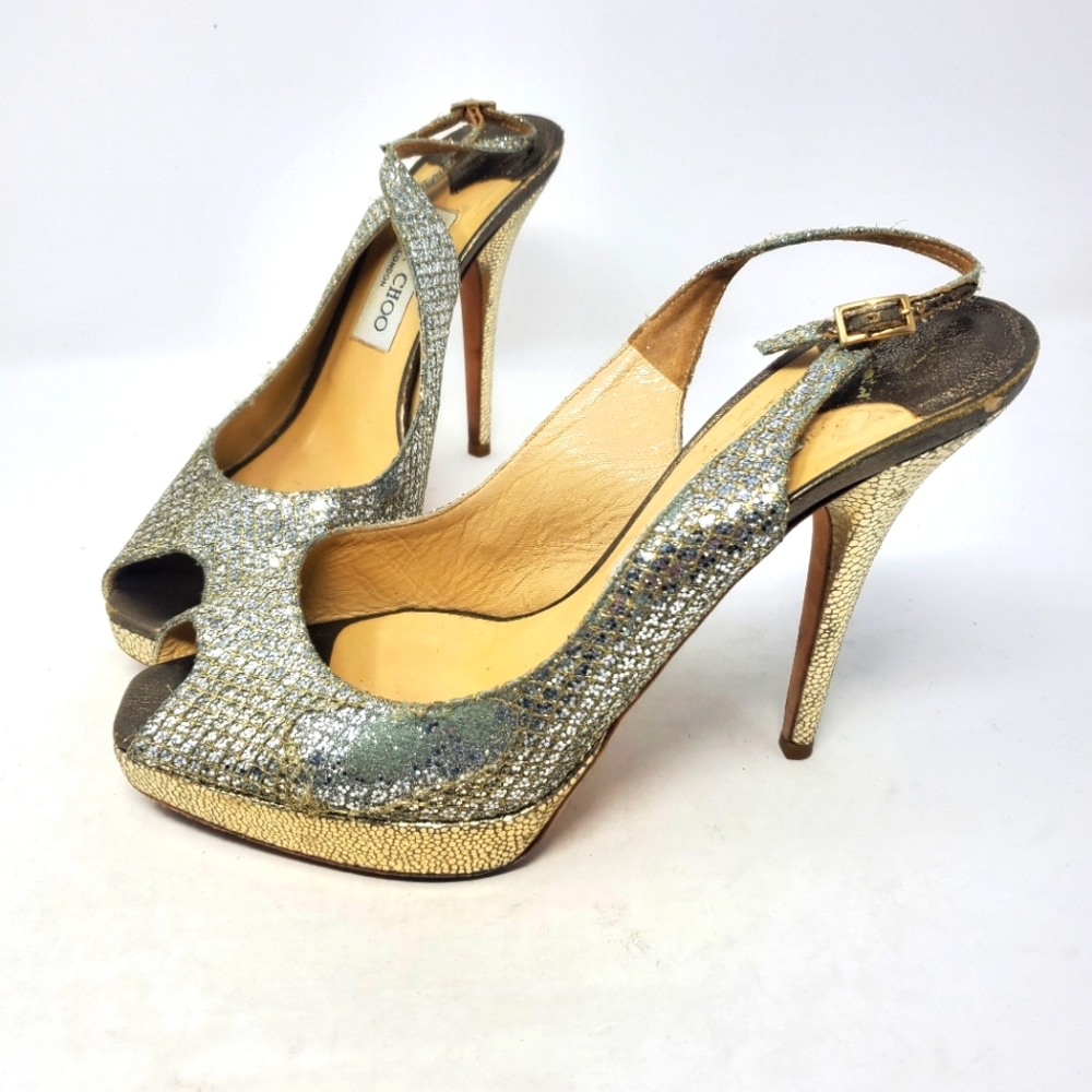 Jimmy Choo Champagne Pumps